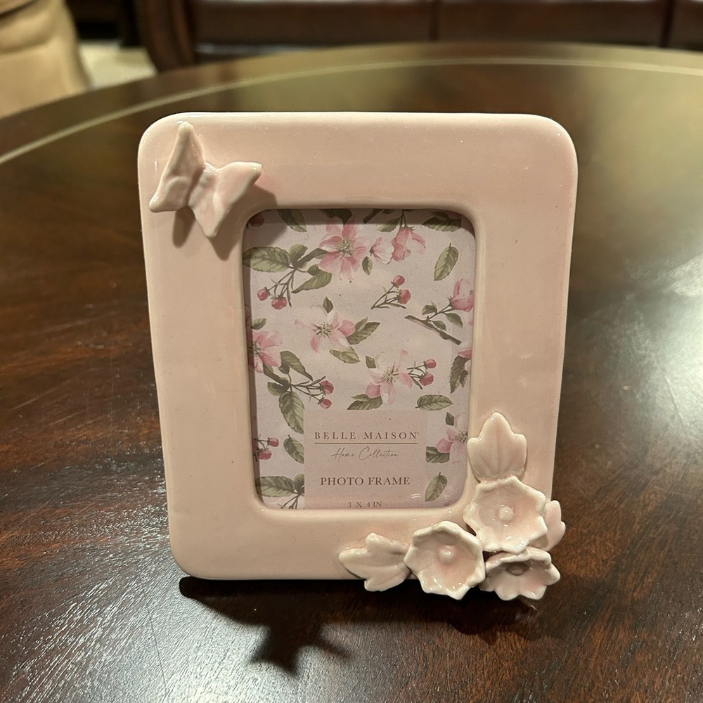Pink Floral Photo Frame - Picture 5 of 5
